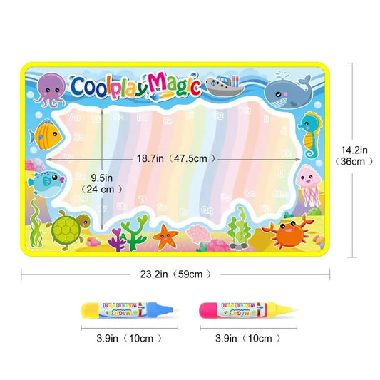Magic Water Drawing Mat – Mess-Free Coloring Fun