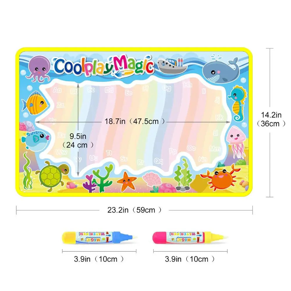 Magic Water Drawing Mat – Mess-Free Coloring Fun